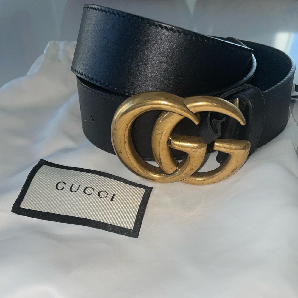 gucci marmont leather belt